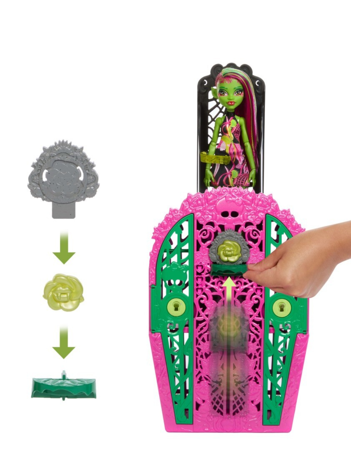 Кукла модельная Monster High Skulltimate Secrets HYT75 Venus Венера высота 27 см HYT75 Venus - фото 5