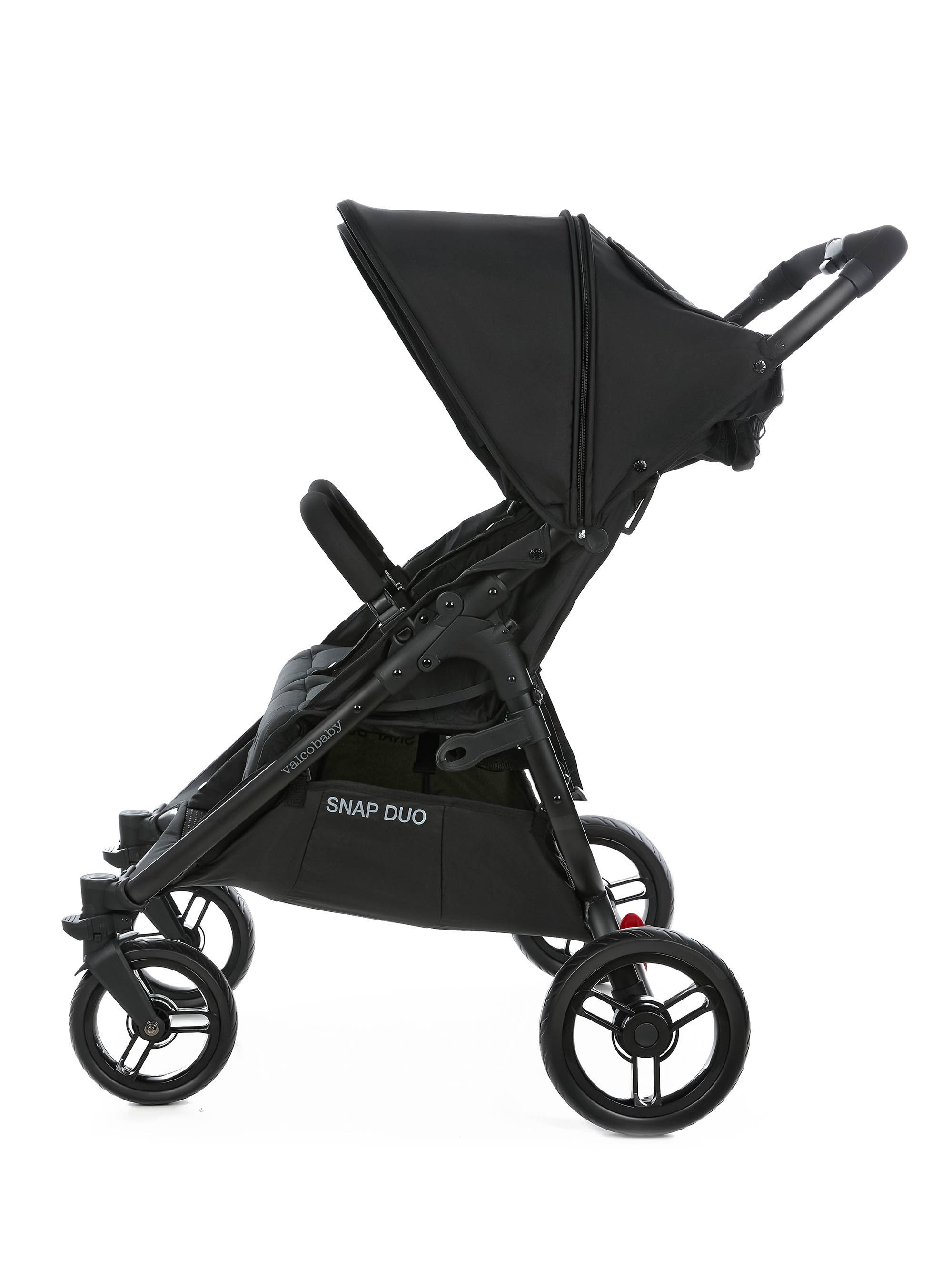 Коляска прогулочная для двойни Valco baby Snap Duo Flatt Matt черный - фото 23