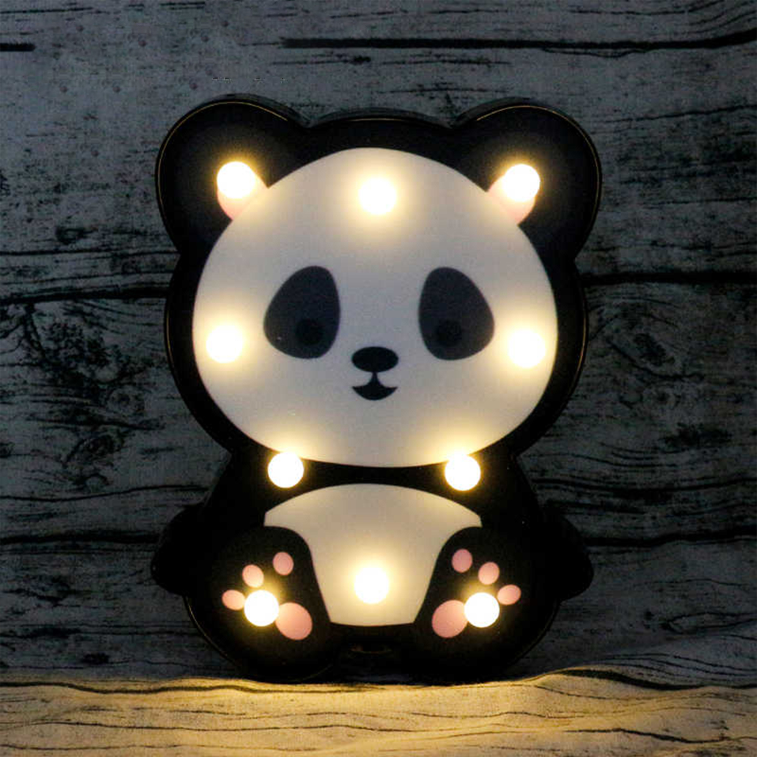 Ночник-светильник MINI-TOYS «Панда» 10*LED лампочек - фото 3