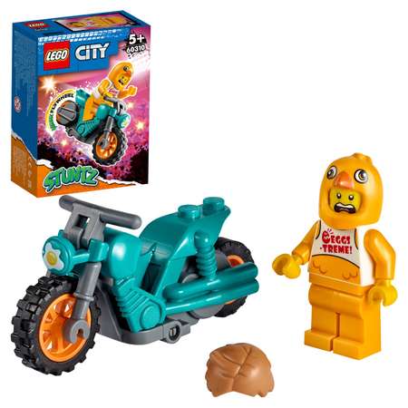 Конструктор LEGO City Chicken Stunt Bike блочный