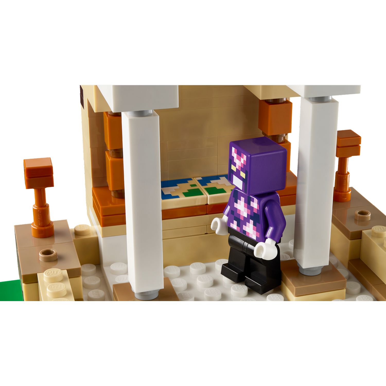 Конструктор LEGO Minecraft The Iron Golem Fortress 868 дет. - фото 5