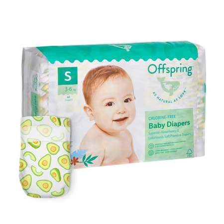 Подгузники Offspring S (3-6 кг) 48 шт.