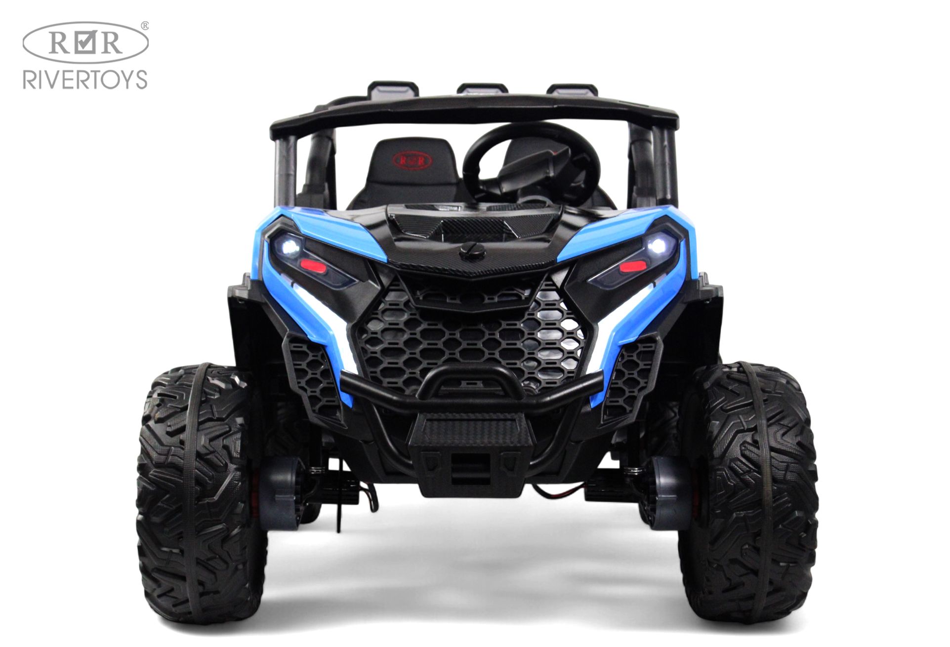Электромобиль RIVERTOYS K555KK-BUGGY-BLUE С пультом ДУ - фото 3