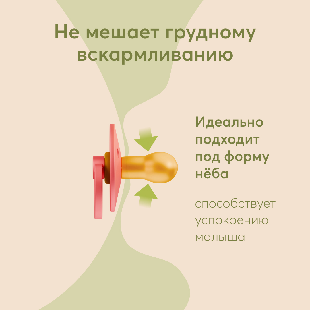 Пустышка Happy Baby латекс от 0 мес. - фото 3