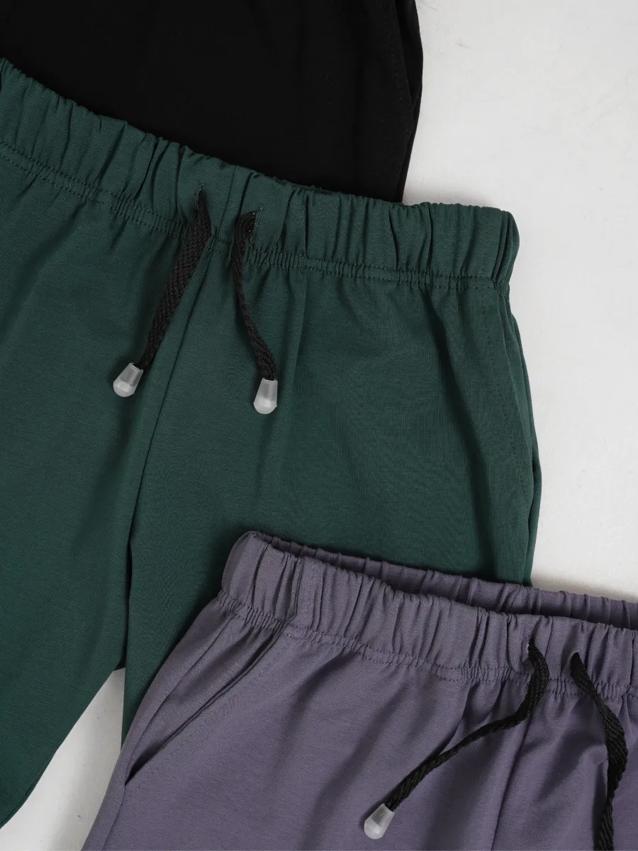 Шорты 3 шт Супер Пупс 3пр/шорты/черный/тмнсерый/тмнзеленый - фото 10