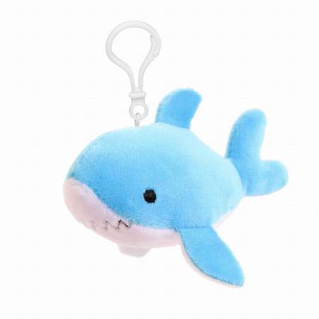 Игрушка Abtoys Supersoft mini Брелок Акула с пластиковым карабином
