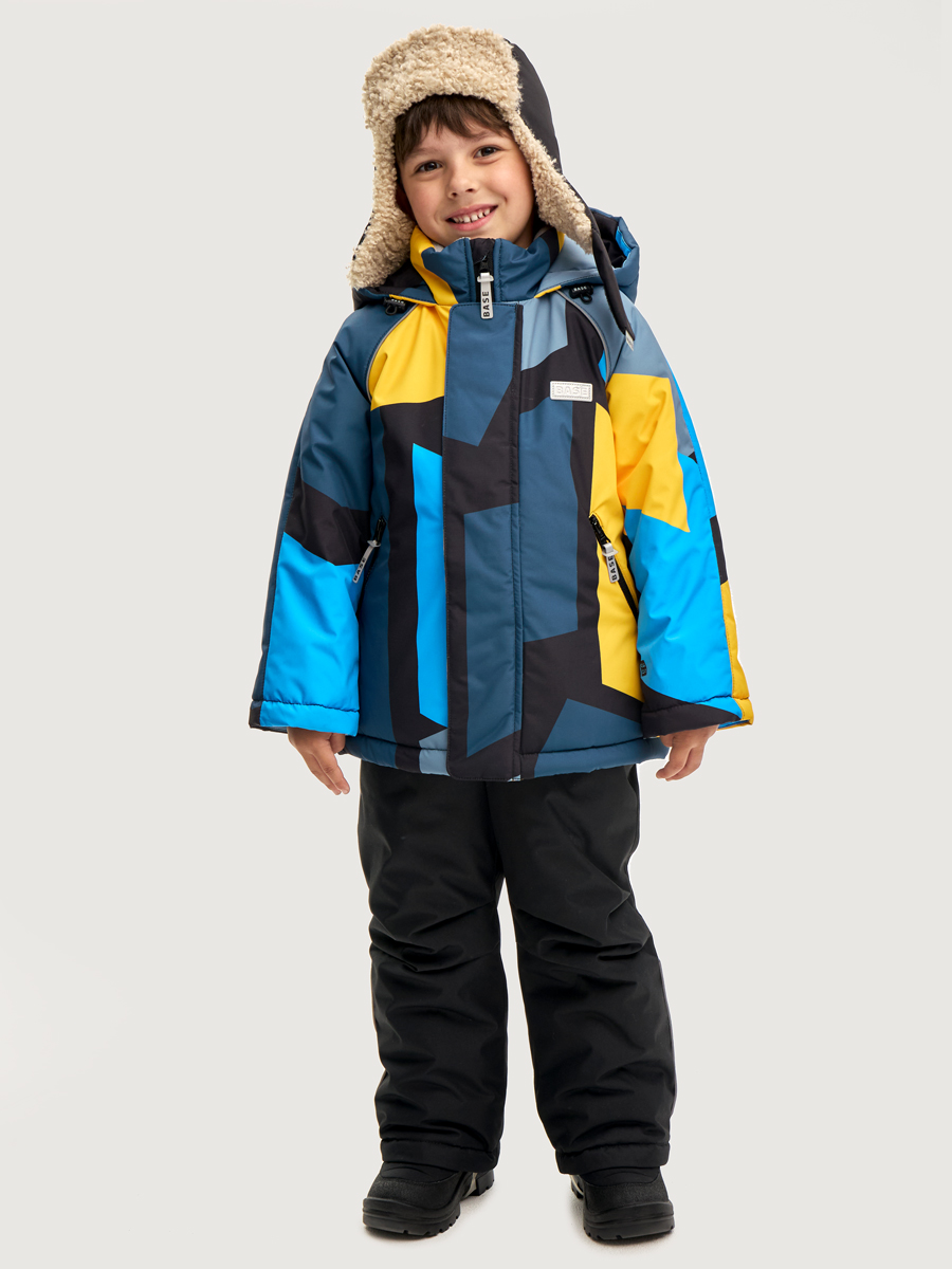 Куртка и полукомбинезон BASE by NIKASTYLE б7з10325 желтый/черный - фото 1
