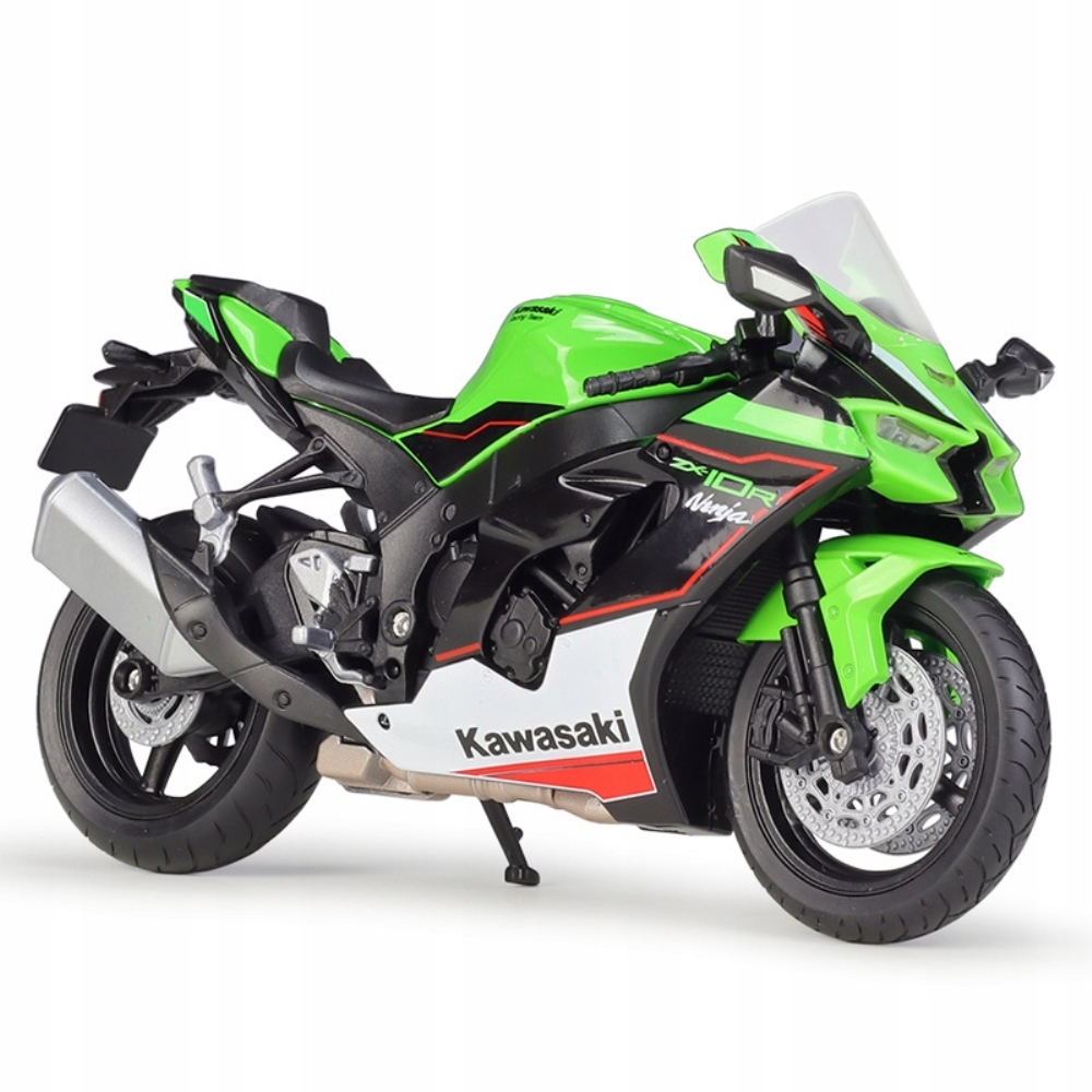Мотоцикл Welly Kawasaki Ninja ZX-10R 1:12 62204GW - фото 1