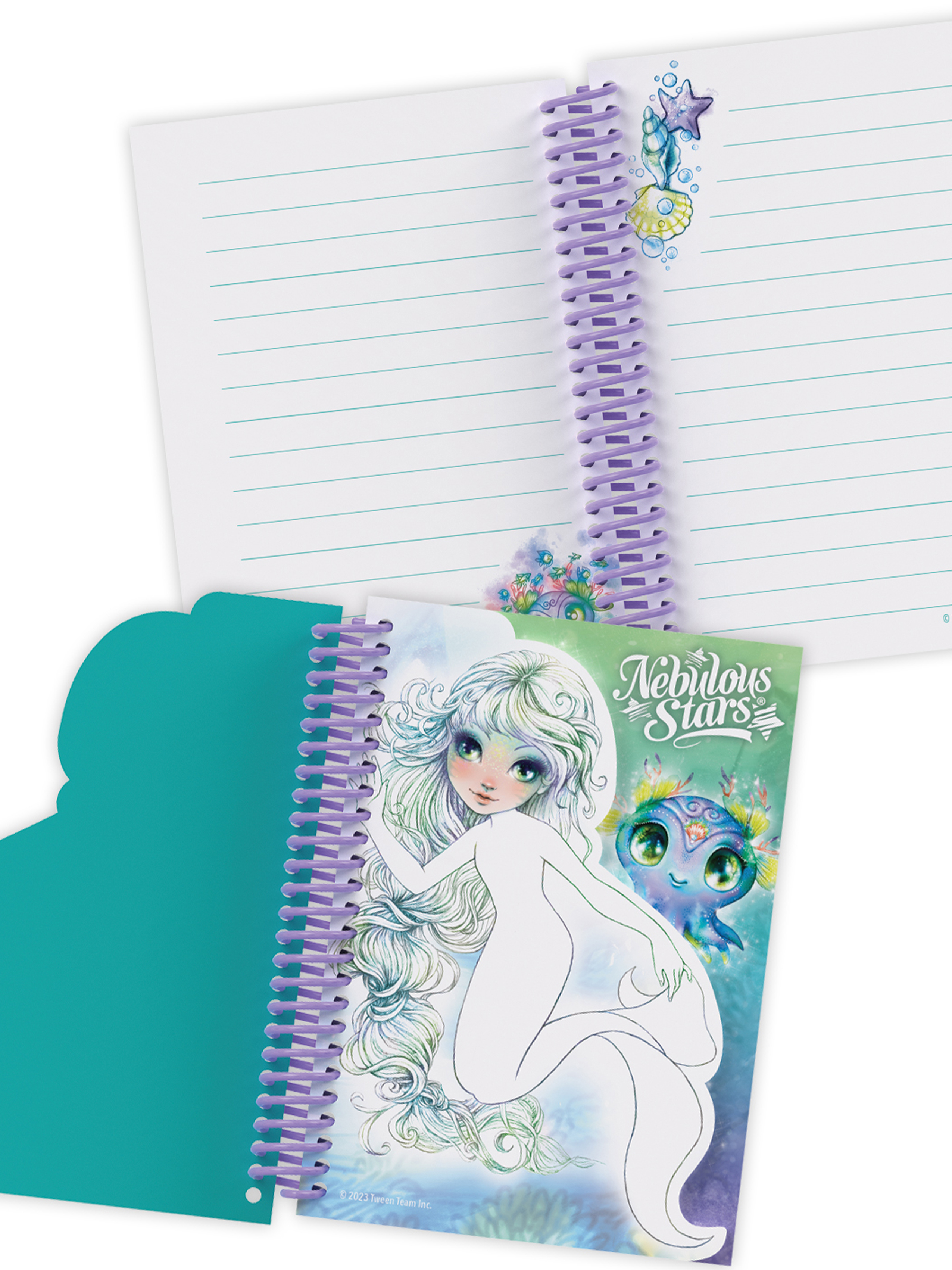 Блокнот для записей Nebulous Stars на пружине со скетч страницами серия Marinia 11587-1_NSDA - фото 3
