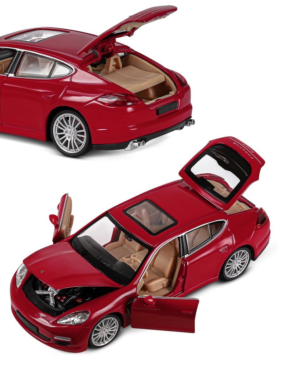 Автомобиль АВТОпанорама Porsche Panamera S 1:24 JB1251133 - фото 10