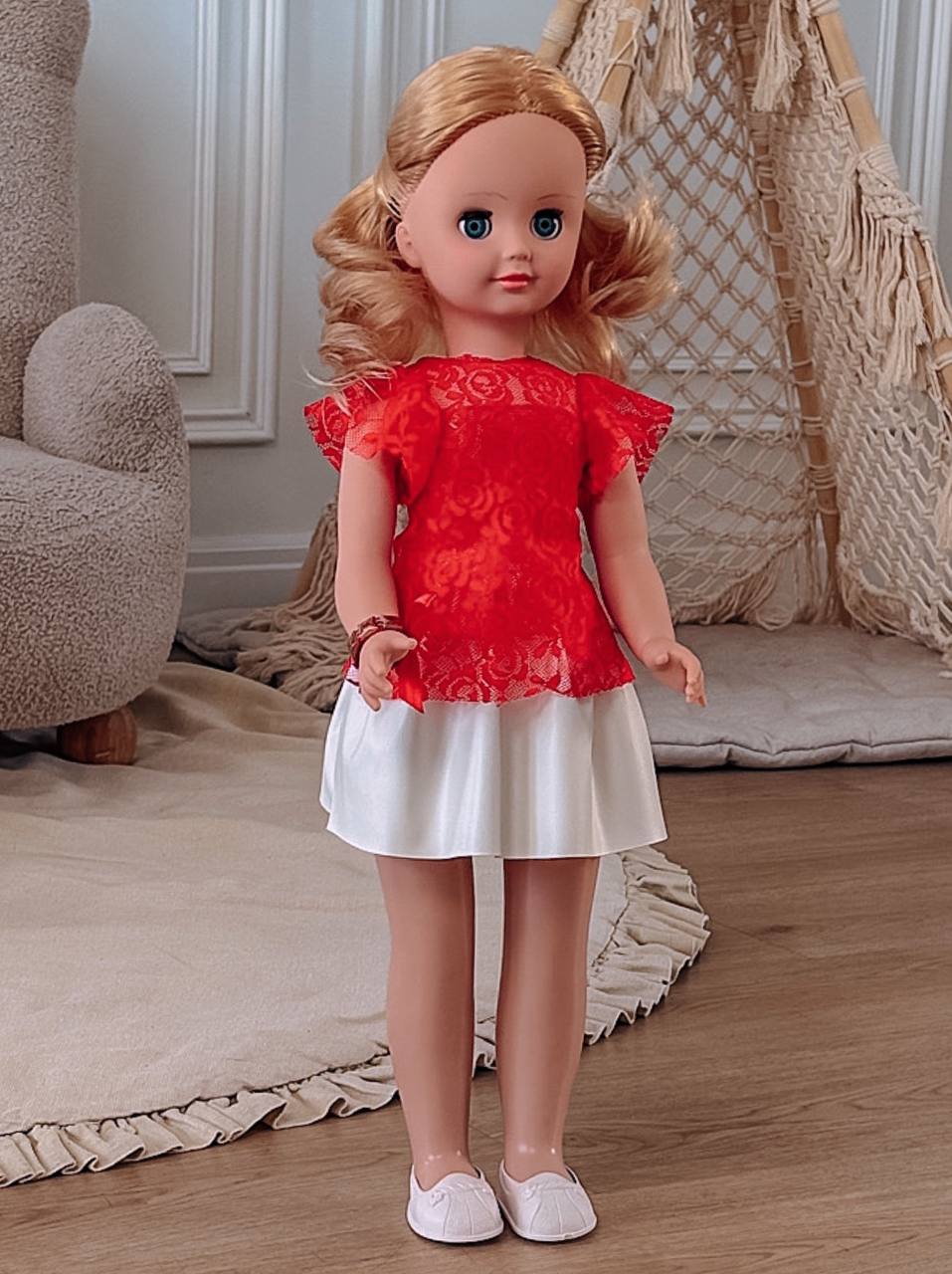 Кукла большая (ростовая) СТРАНА КУКОЛ говорящая Влада высота 60 см 17-C-7 - фото 19