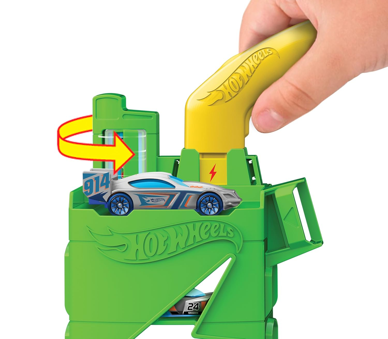 Гараж Hot Wheels зарядочная станция HTN79 - фото 2