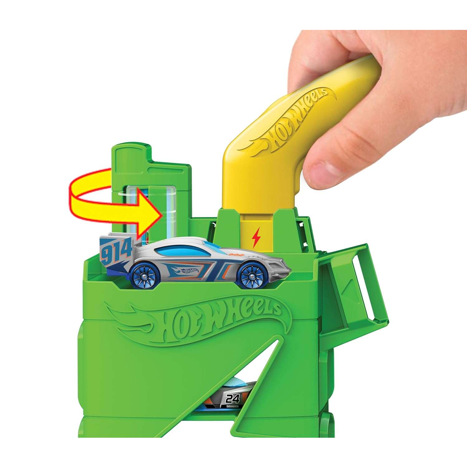 Гараж Hot Wheels зарядочная станция HTN79 - фото 2