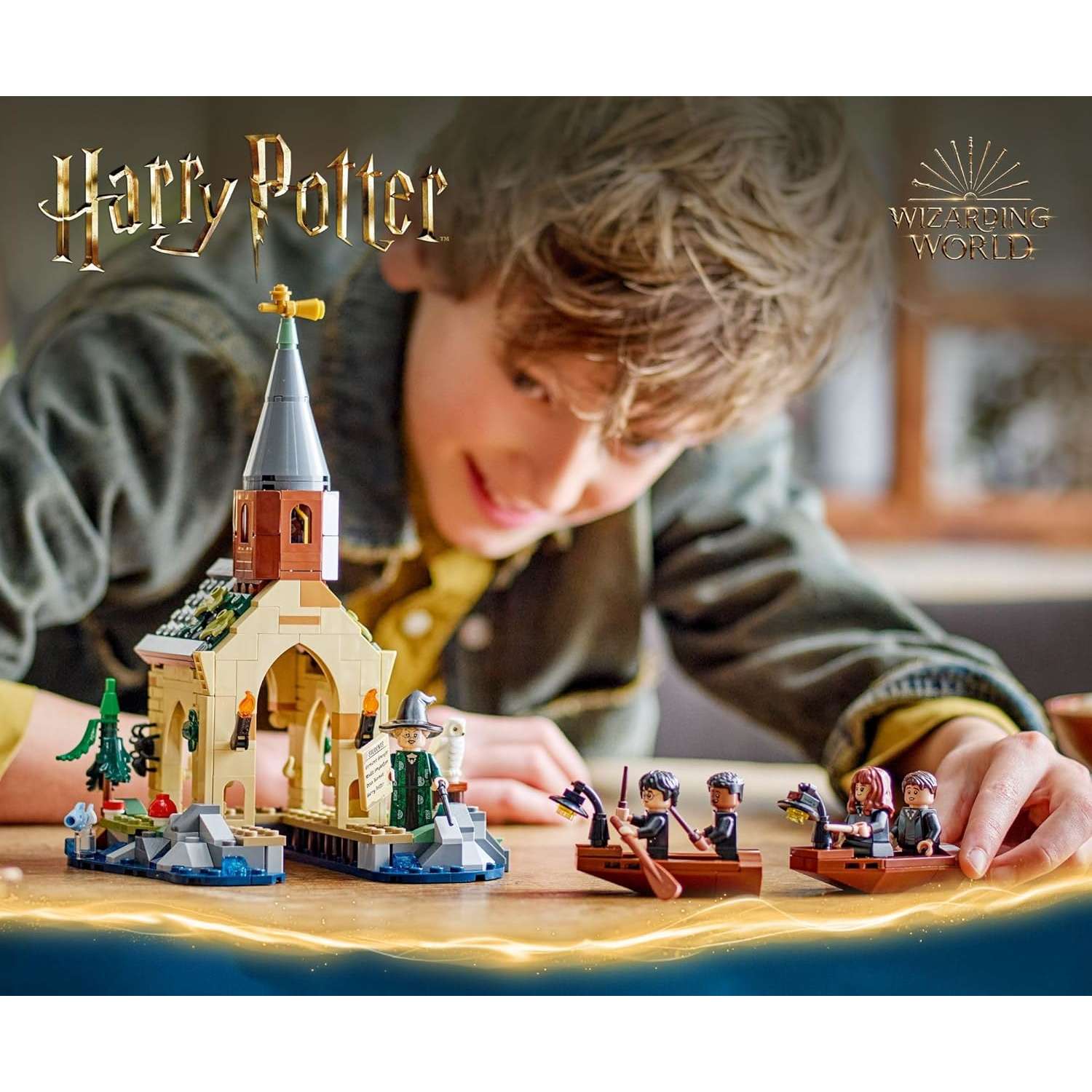 Конструктор LEGO Harry Potter Эллинг в замке Хогвартс 350 дет. - фото 10