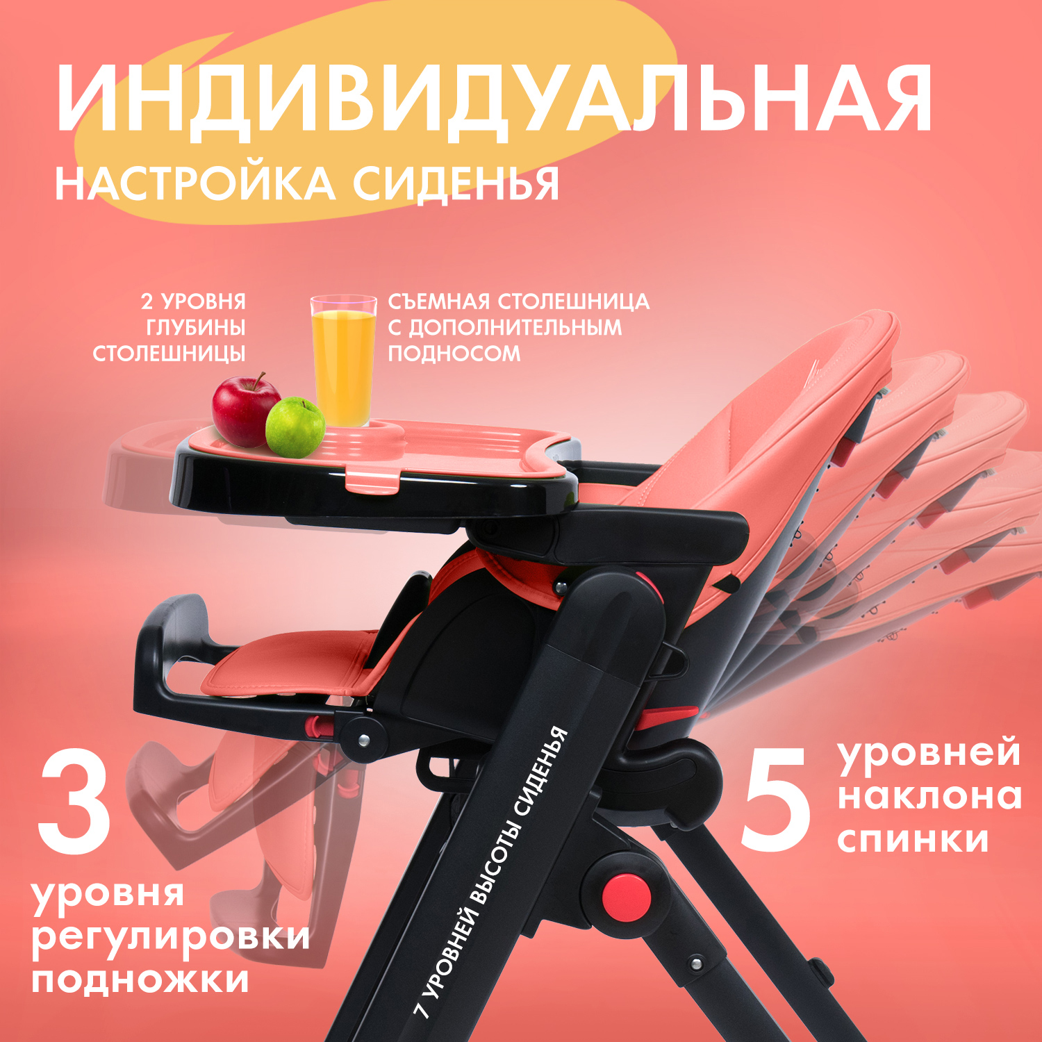 Стульчик для кормления Nuovita Futuro Senso классический - фото 3