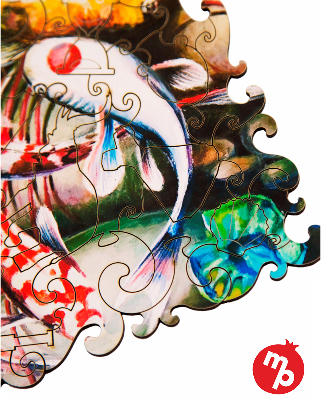 Пазл 1TOY Рыбы в пруду деревянный - фото 8