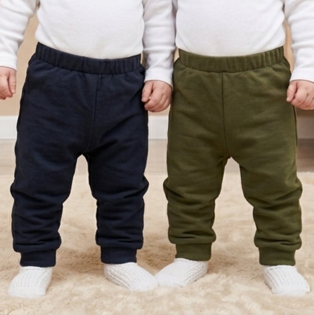 Брюки 2 шт Deiko Baby D1100 хаки_т синий - фото 1