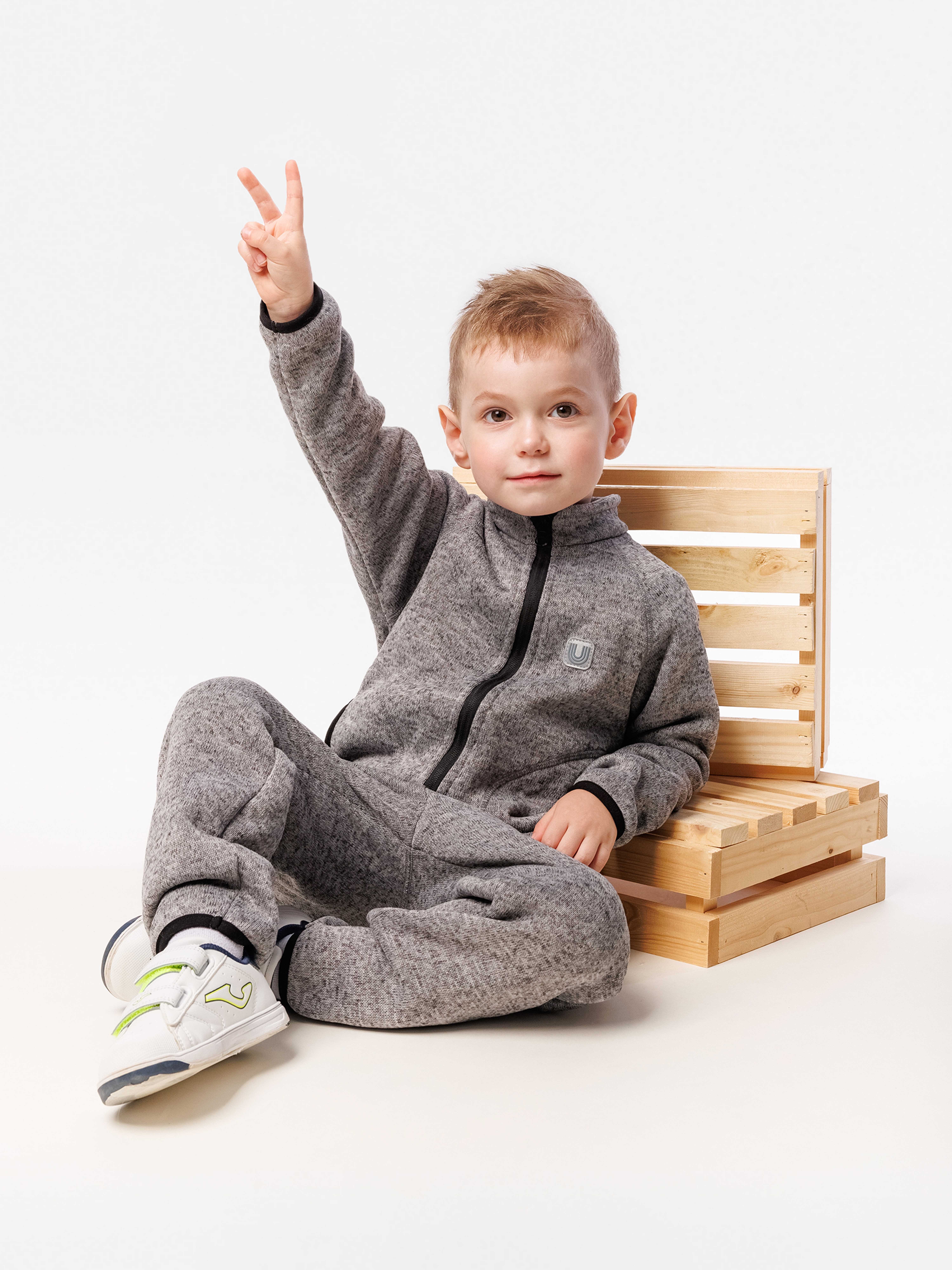 Комбинезон UKI KIDS 1w24-041тсер - фото 2