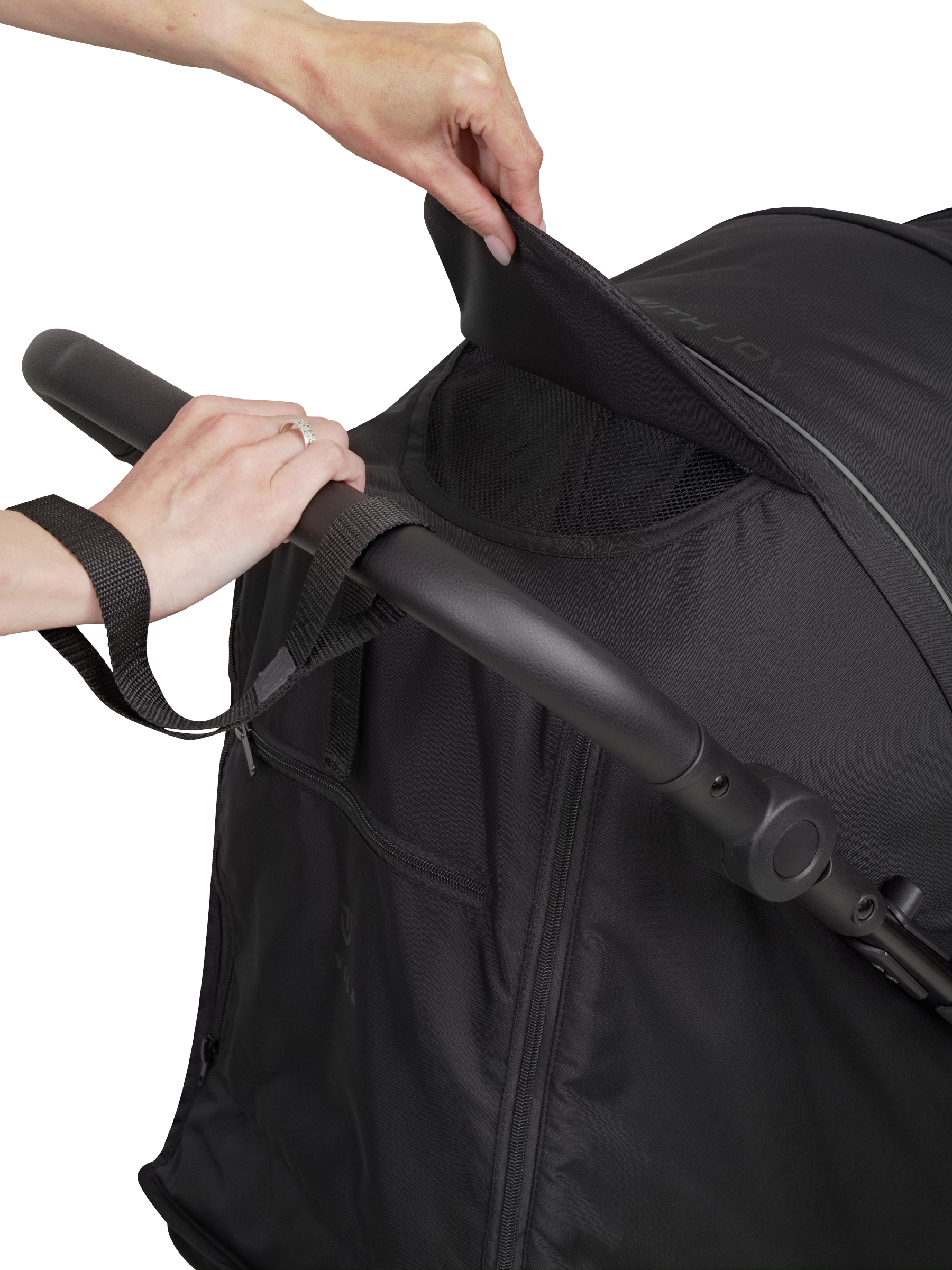 Коляска прогулочная JOVOLA Selena SL, всесезонная черный - фото 35