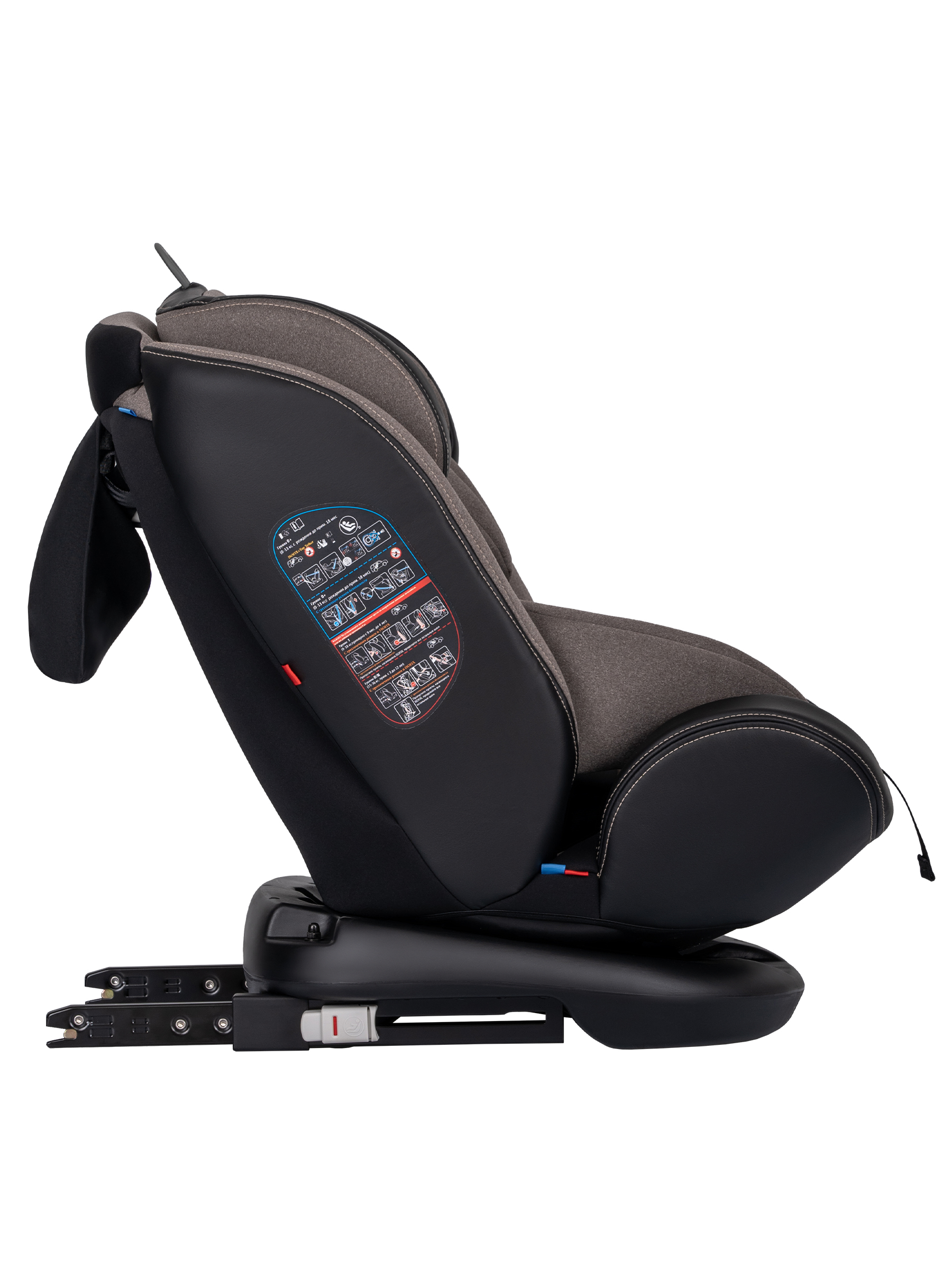 Автокресло Indigo Aero, бежевый Isofix 0+/1/2/3 (0-36 кг) - фото 4