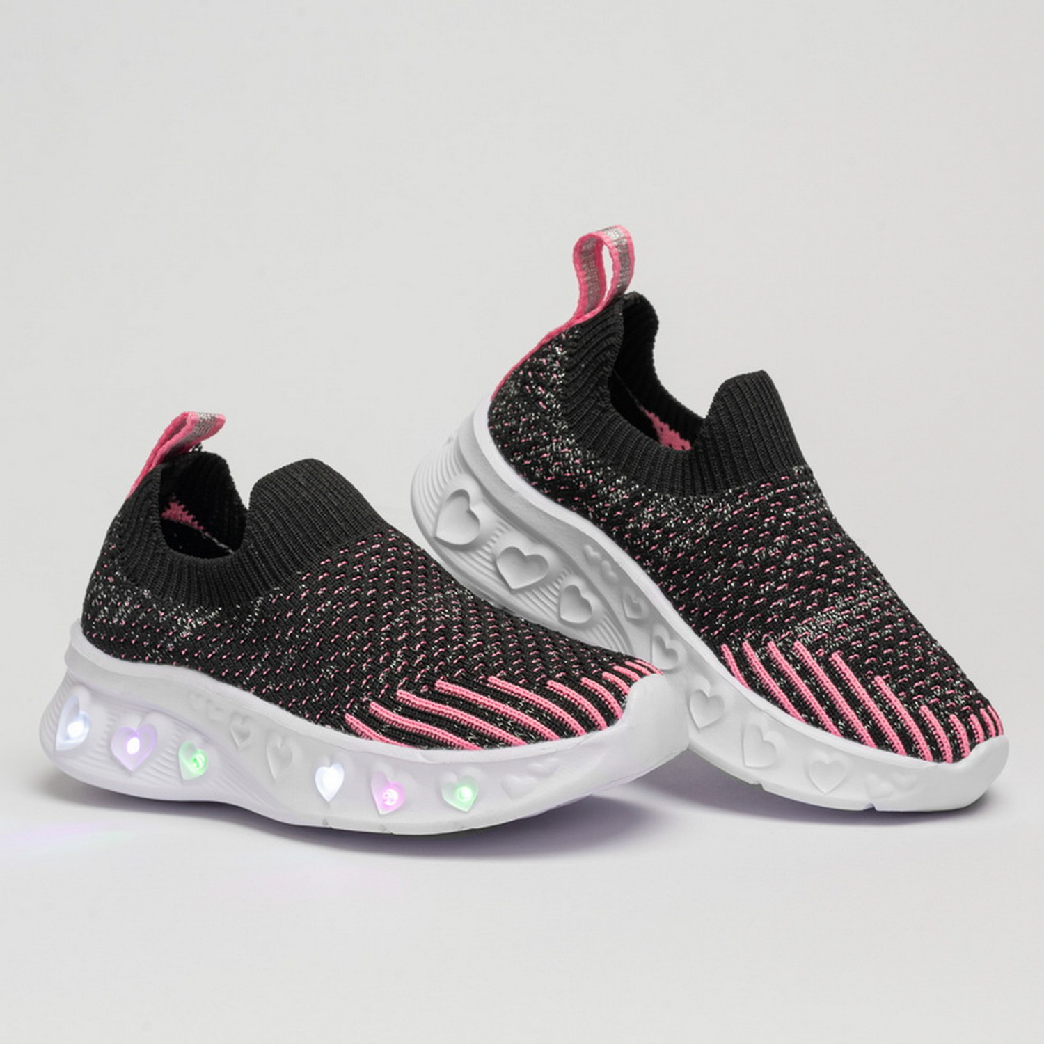 Кроссовки TikkaGo 3D21_10395-1_black-pink - фото 1