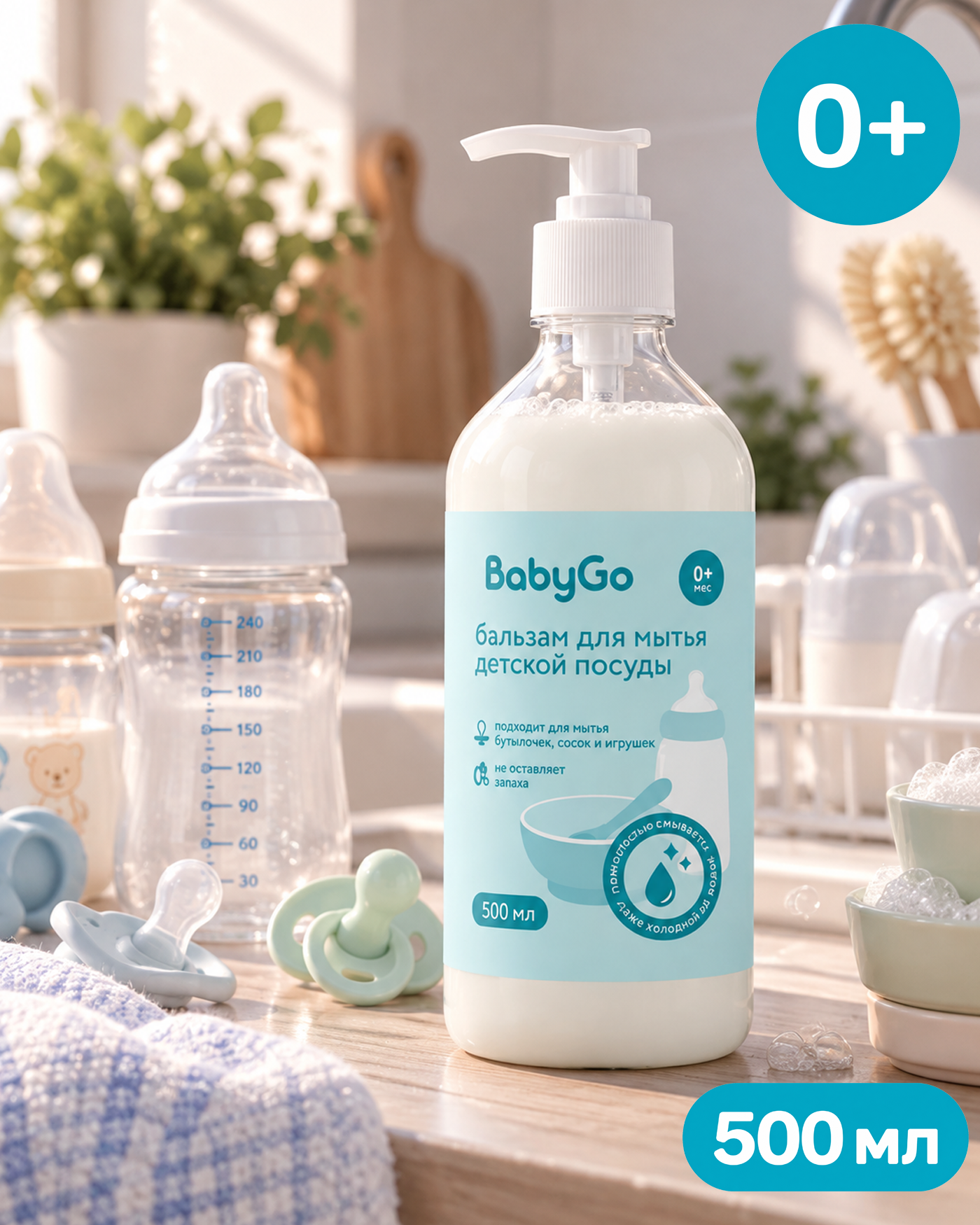 Пена для ванны BabyGo 500 мл - фото 3
