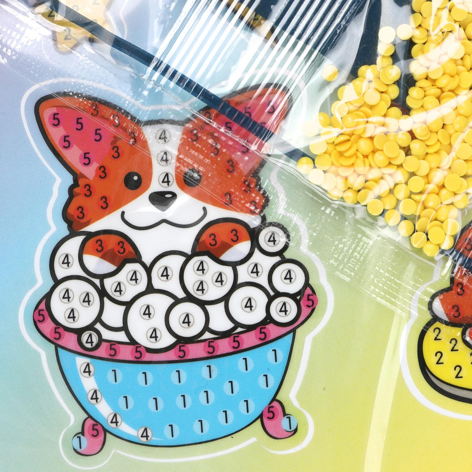 Алмазная мозаика Multiart Корги - фото 4