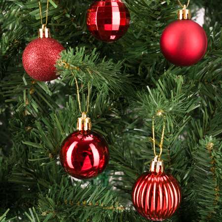 Шары SXMas 34 шт красные JCB