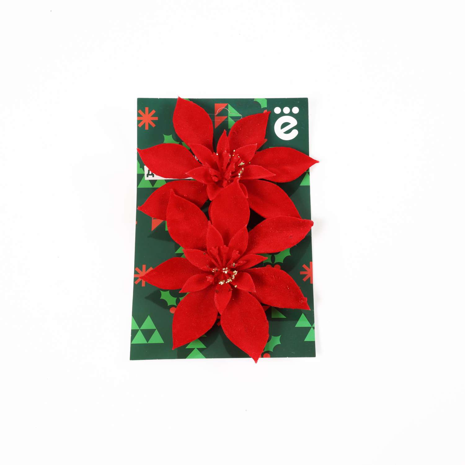 Пуансетия декоративная ё 2шт - фото 1