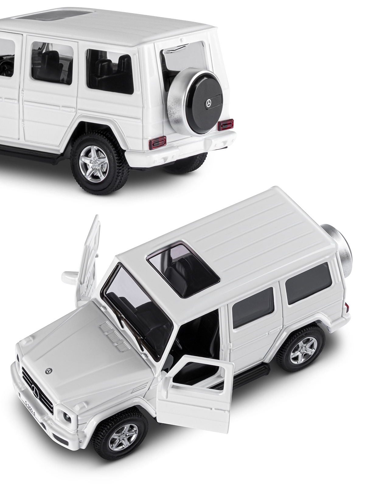Внедорожник АВТОпанорама Mercedes Benz G350d 1:42 JB1200182 - фото 9
