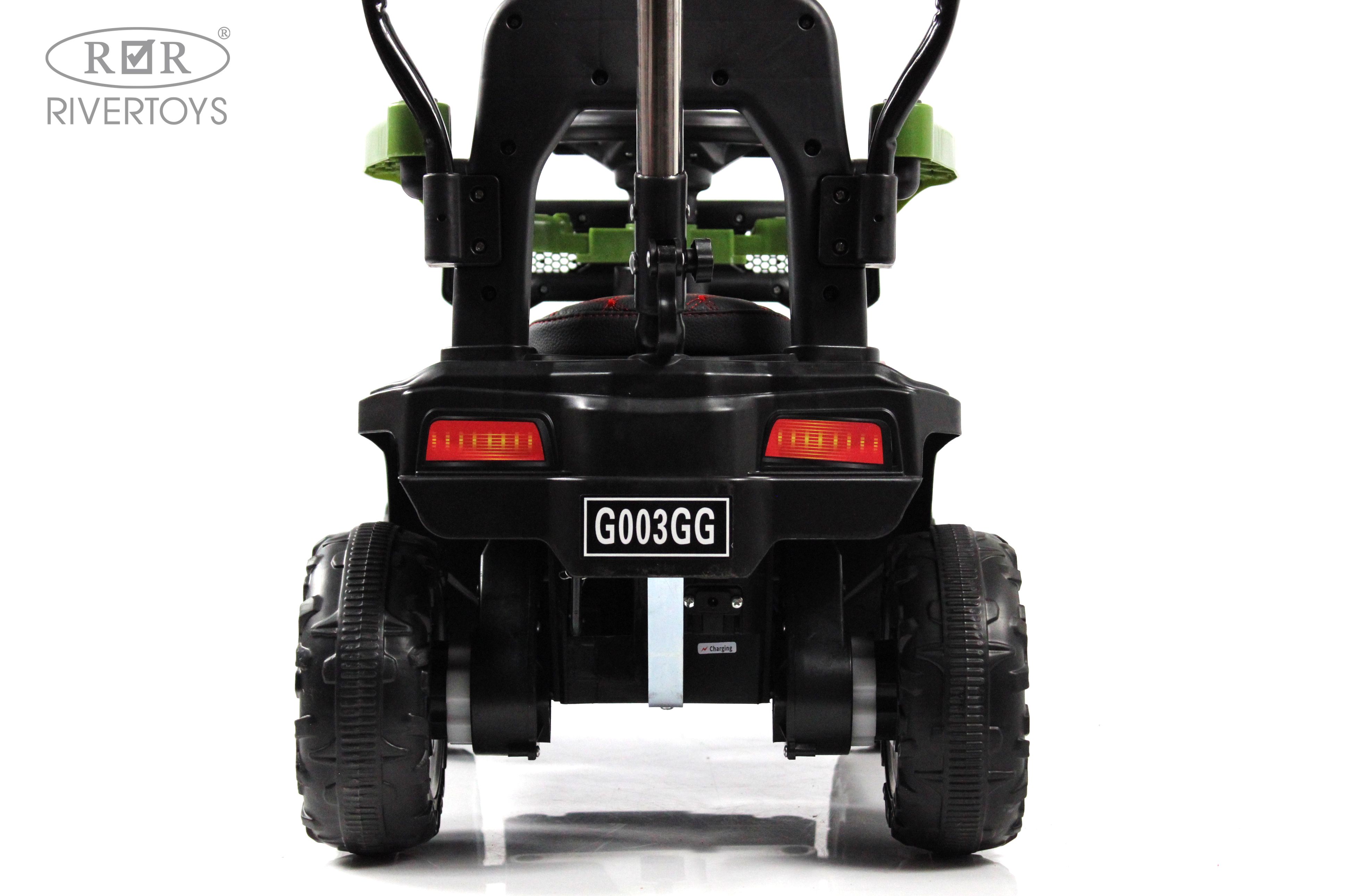 Электромобиль RIVERTOYS G003GG-GREEN С пультом ДУ - фото 19
