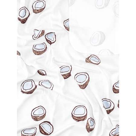 Пелёнка Mjolk Кокосы Hello mommy трикотаж 80х80 см 2 шт.