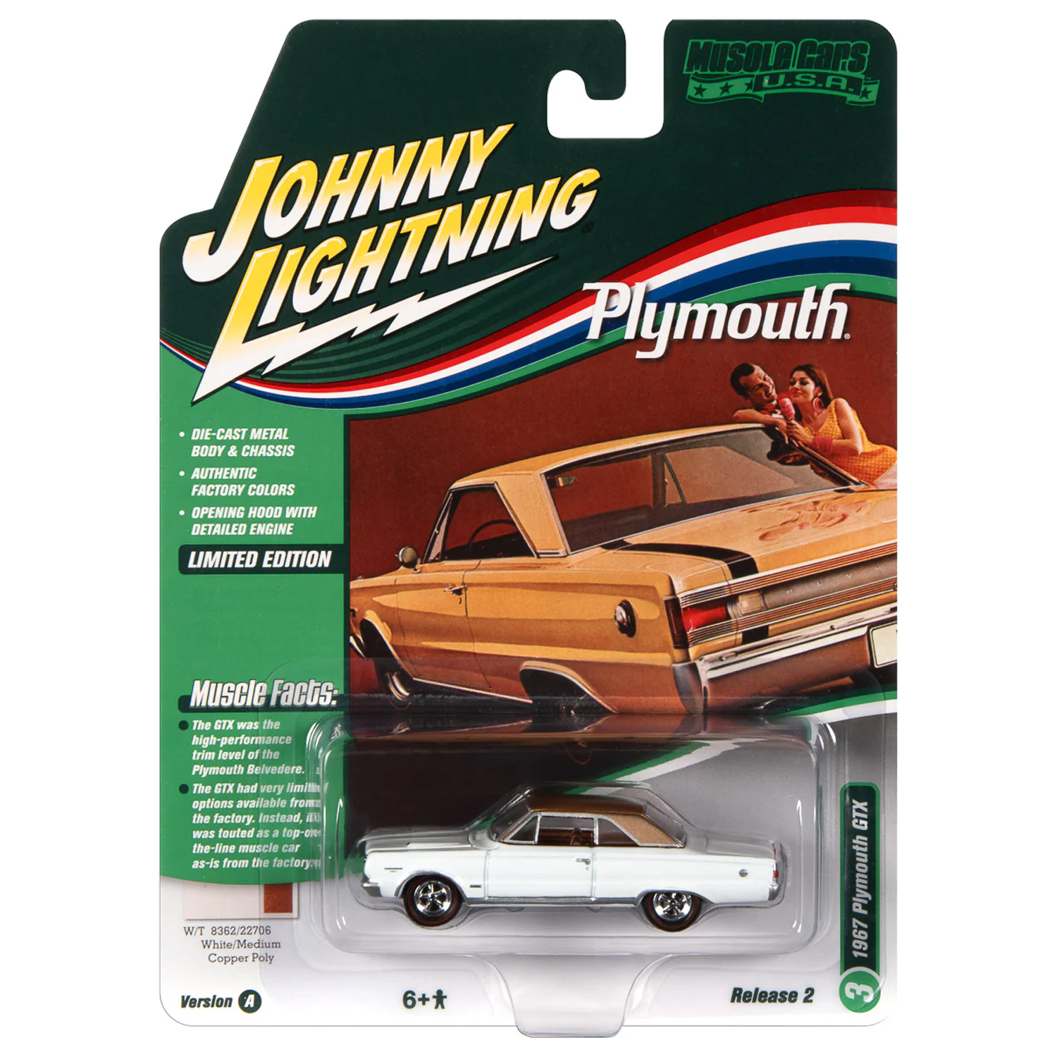 Автомобиль Johnny Lightning 1:64 JLMC030A-R2-N3 - фото 4