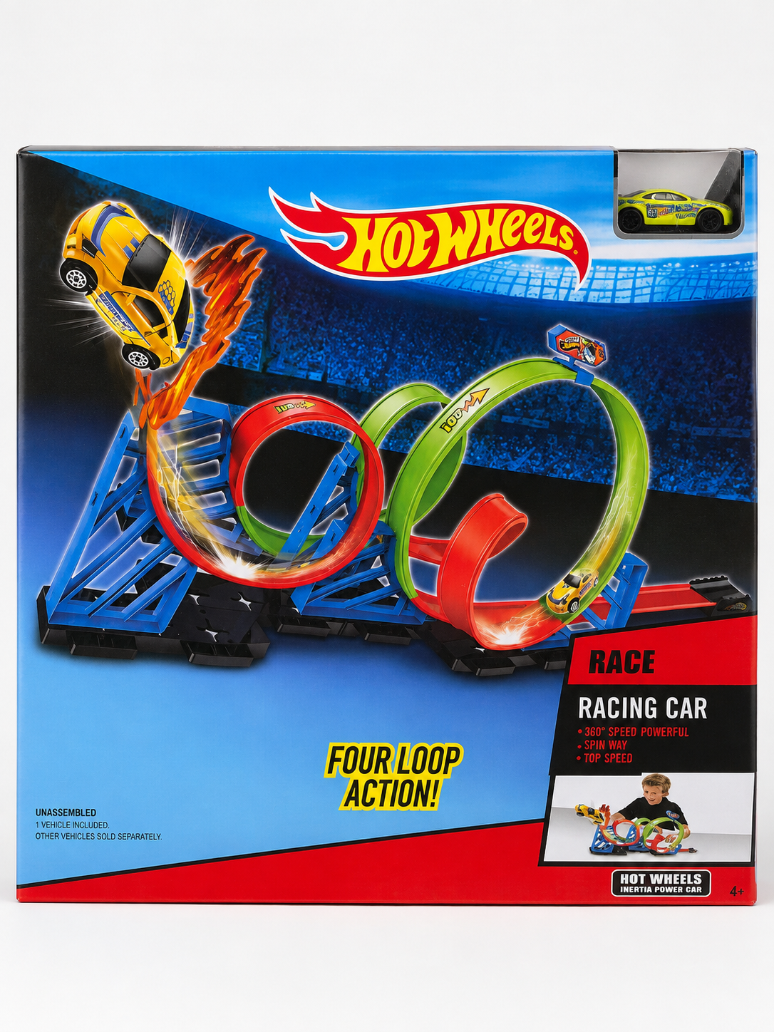 Трек Hot Wheels Автотрек с одной машинкой Авто_треки_с_1_машинкой - фото 1
