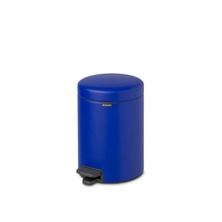 Бак мусорный Brabantia NewIcon с педалью минерально синий 5л 206849
