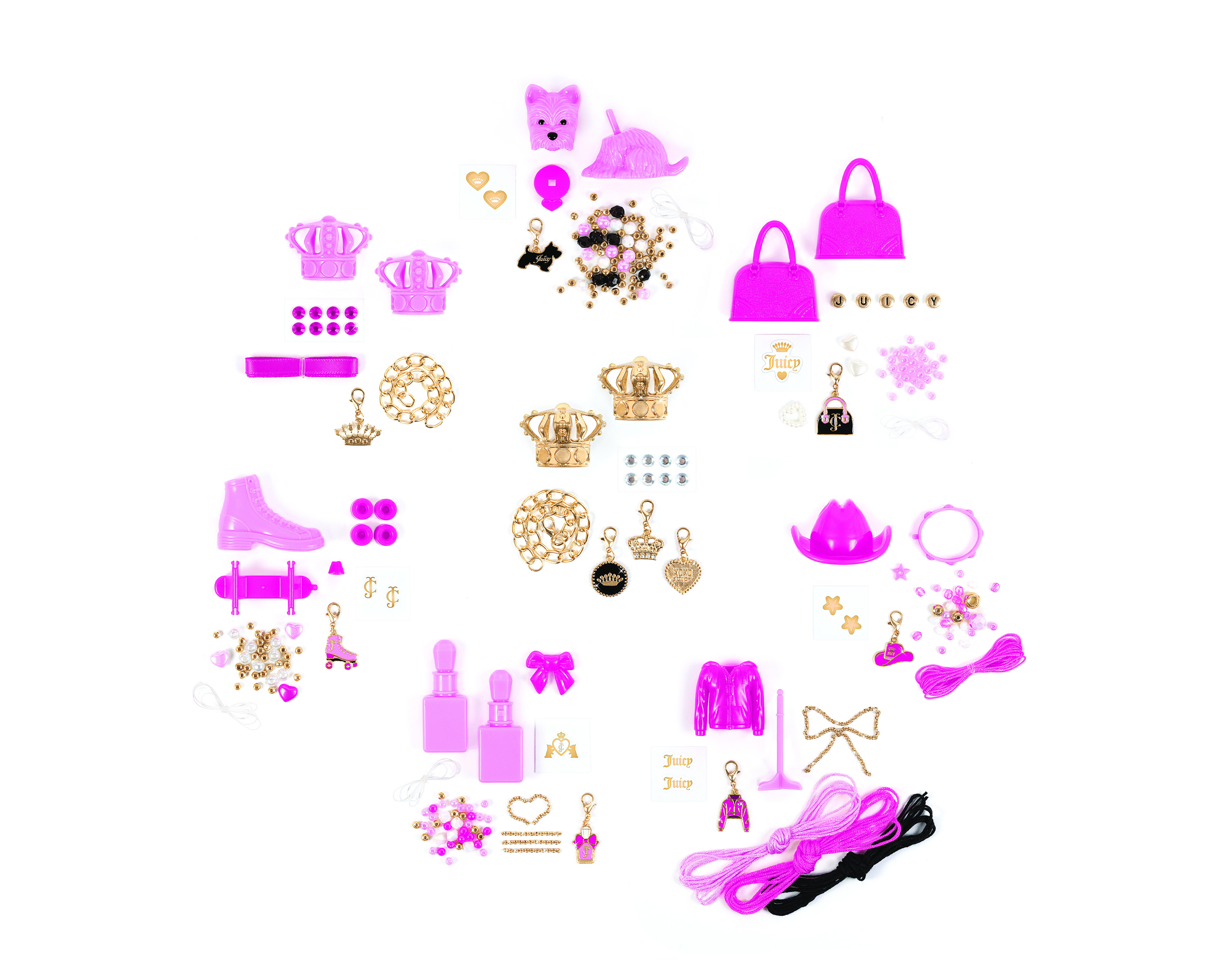 Набор для творчества Make it Real плетение JuicyCouture Блеск и Гламур - фото 7