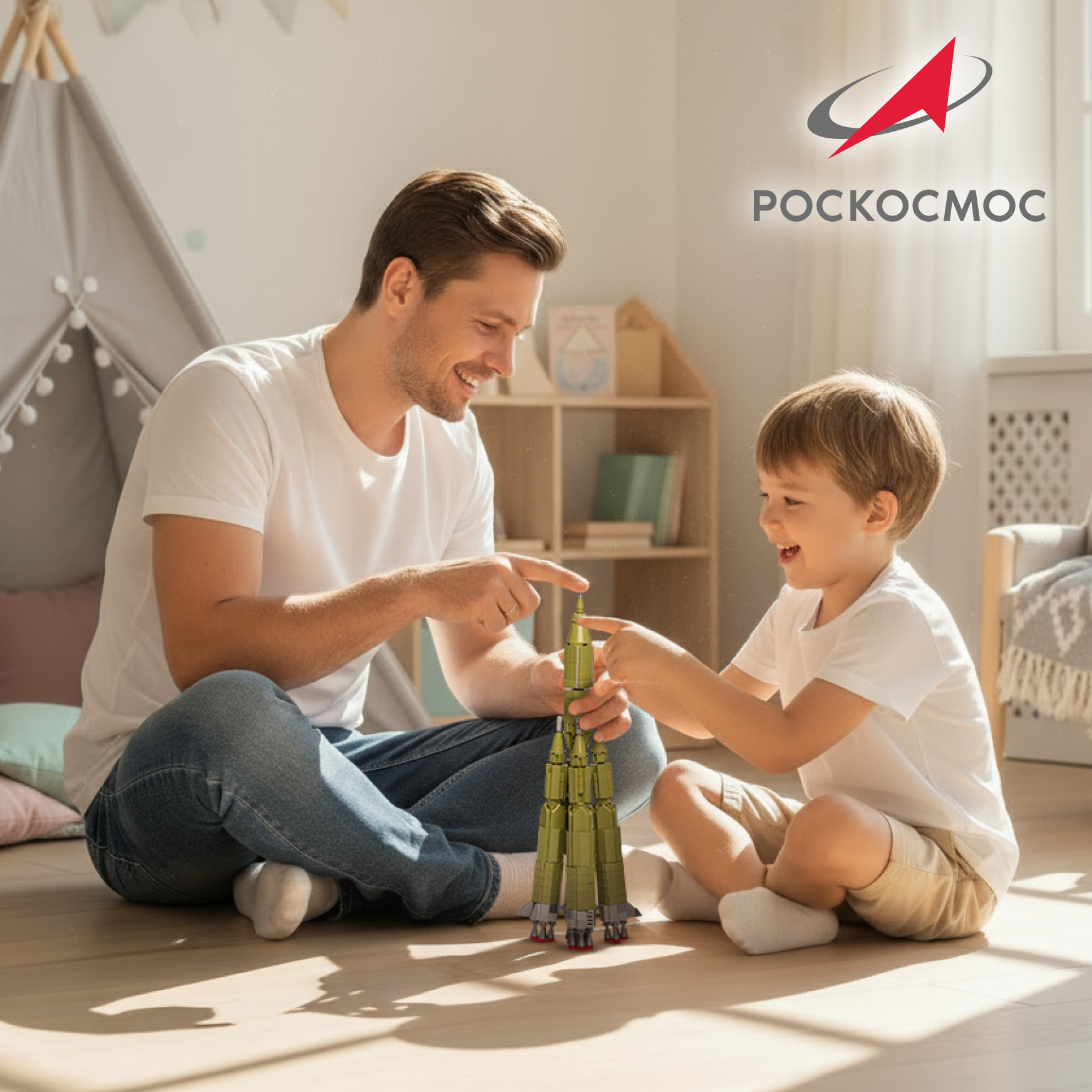 Конструктор Роскосмос Ракета-носитель Р-7 Семерка 721 дет. - фото 7