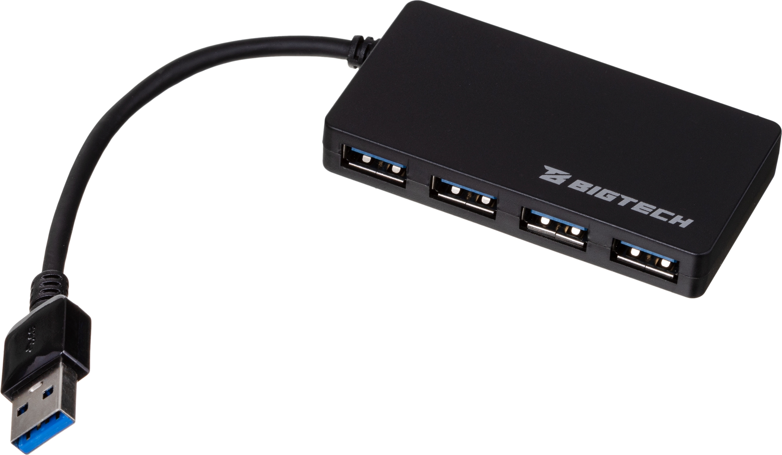 Разветвитель USB HS005 USB 3.0x4/черный - фото 5