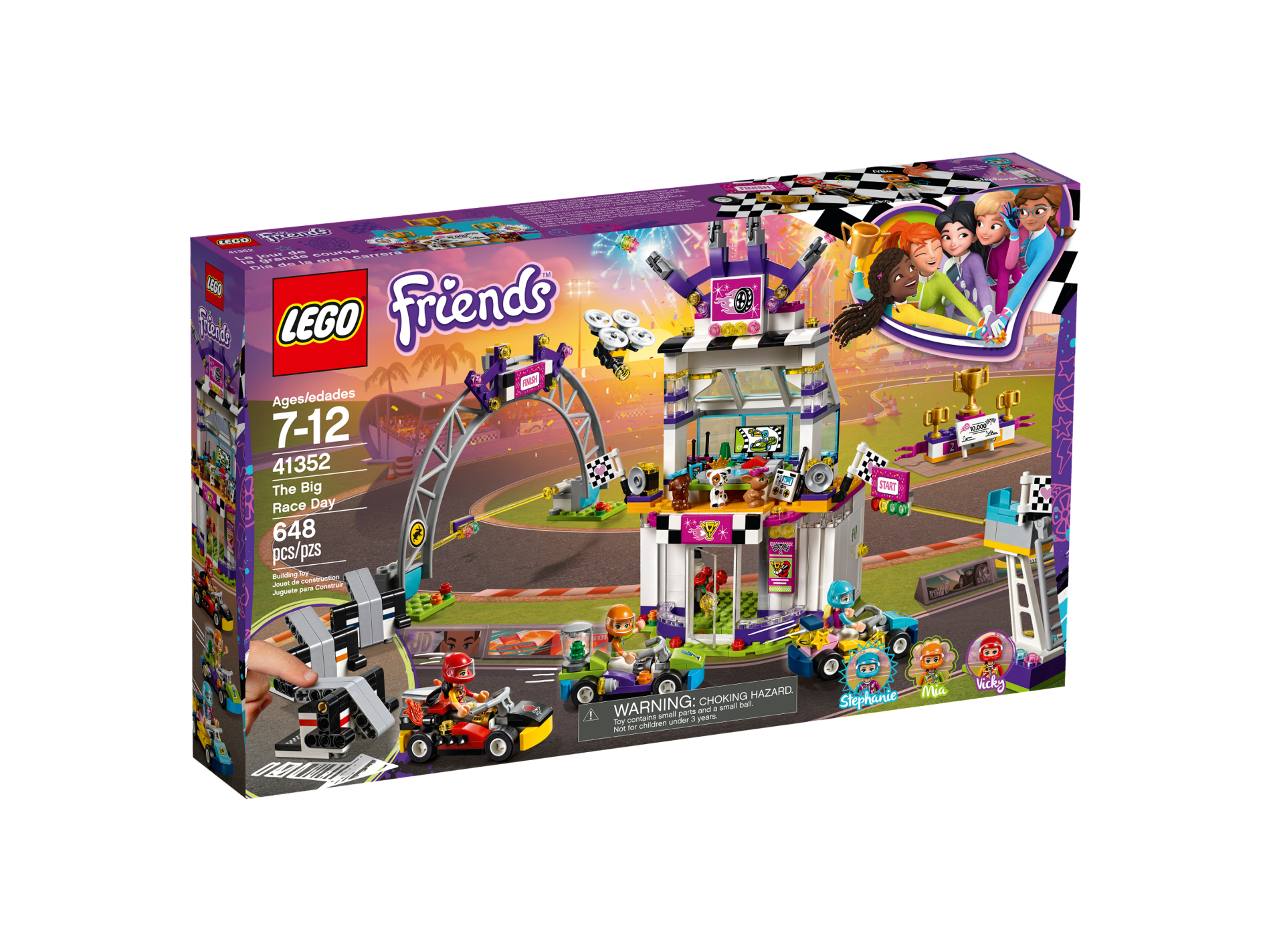 Изображение товара Конструктор LEGO Friends Большая гонка 41352 - 468 деталей