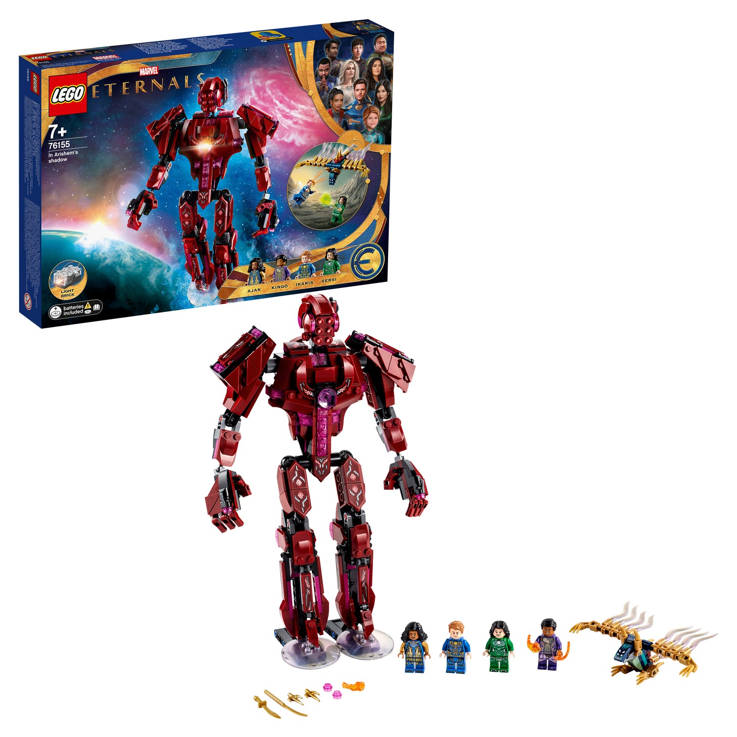 Конструктор LEGO Marvel Super Heroes Вечные перед лицом Аришема - фото 1
