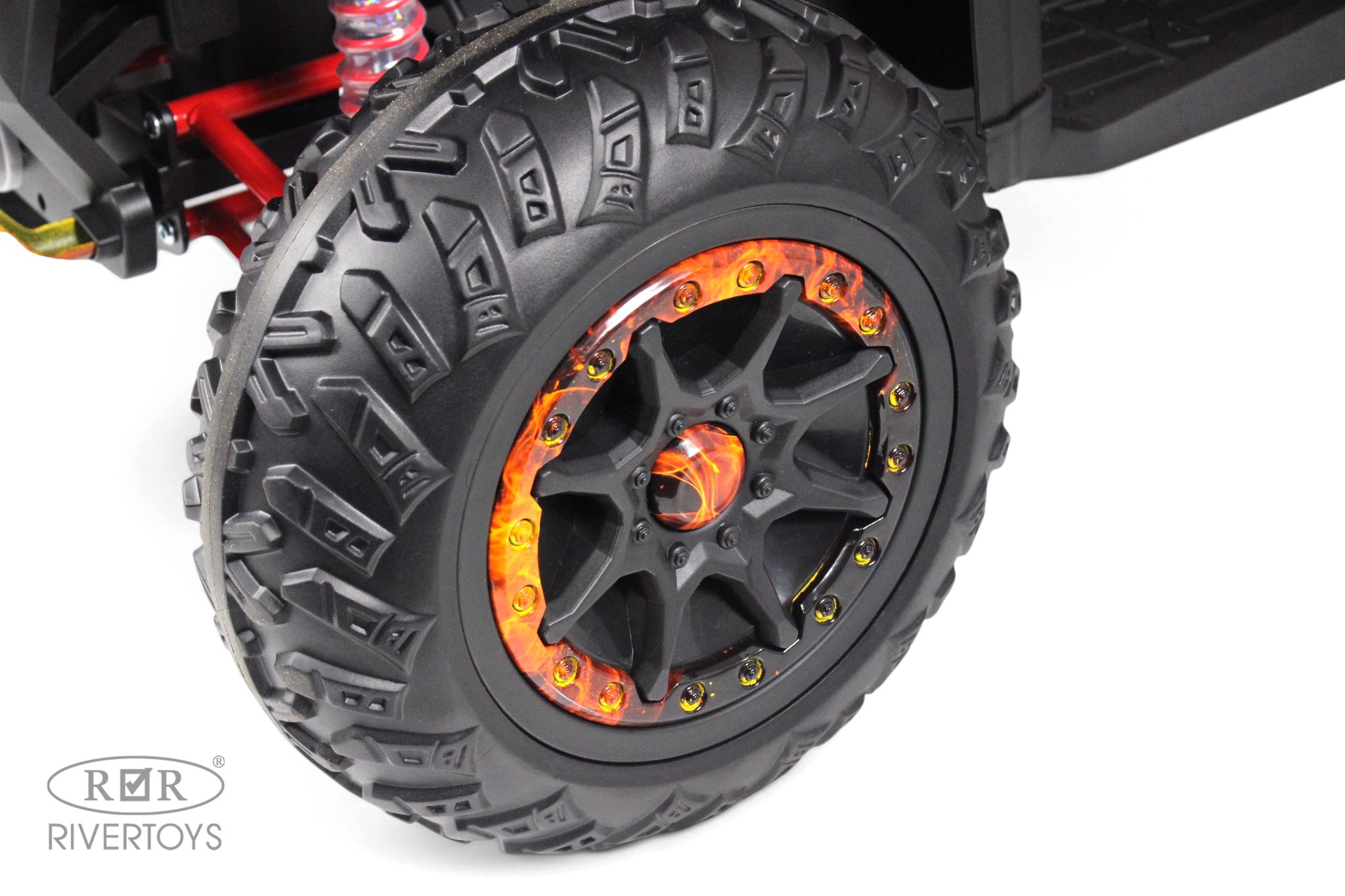 Электромобиль RIVERTOYS Z111ZZ-NEW-FIERY С пультом ДУ - фото 9