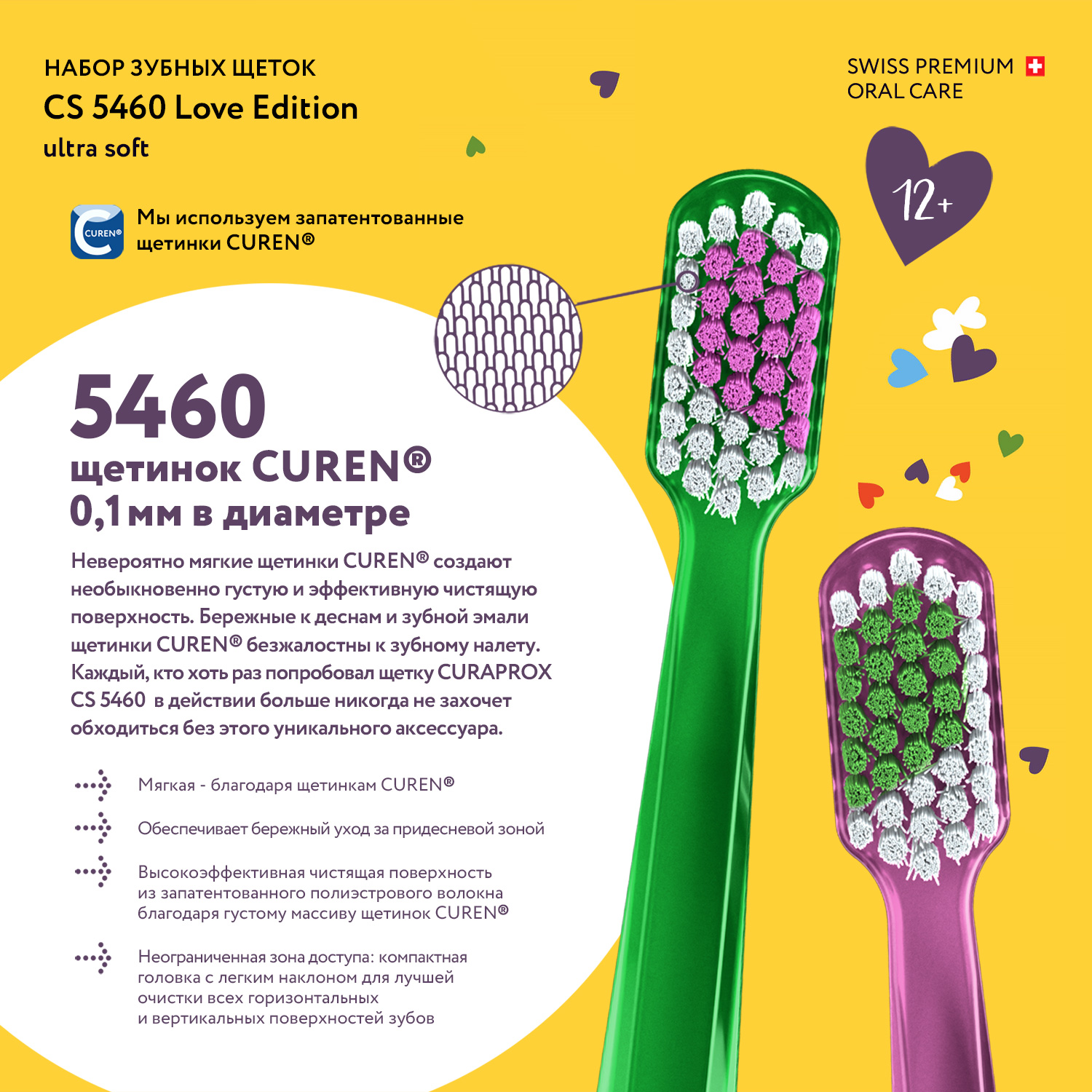 Зубная щетка классическая Curaprox 2 шт. - фото 6