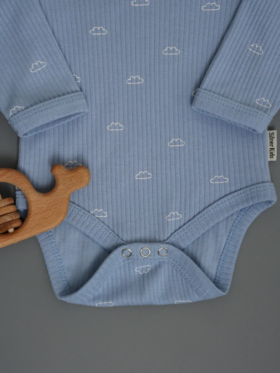 Боди 3 шт Супер Пупс нбр/3пр/бд/sk20/рубчик/морскаясказка - фото 22