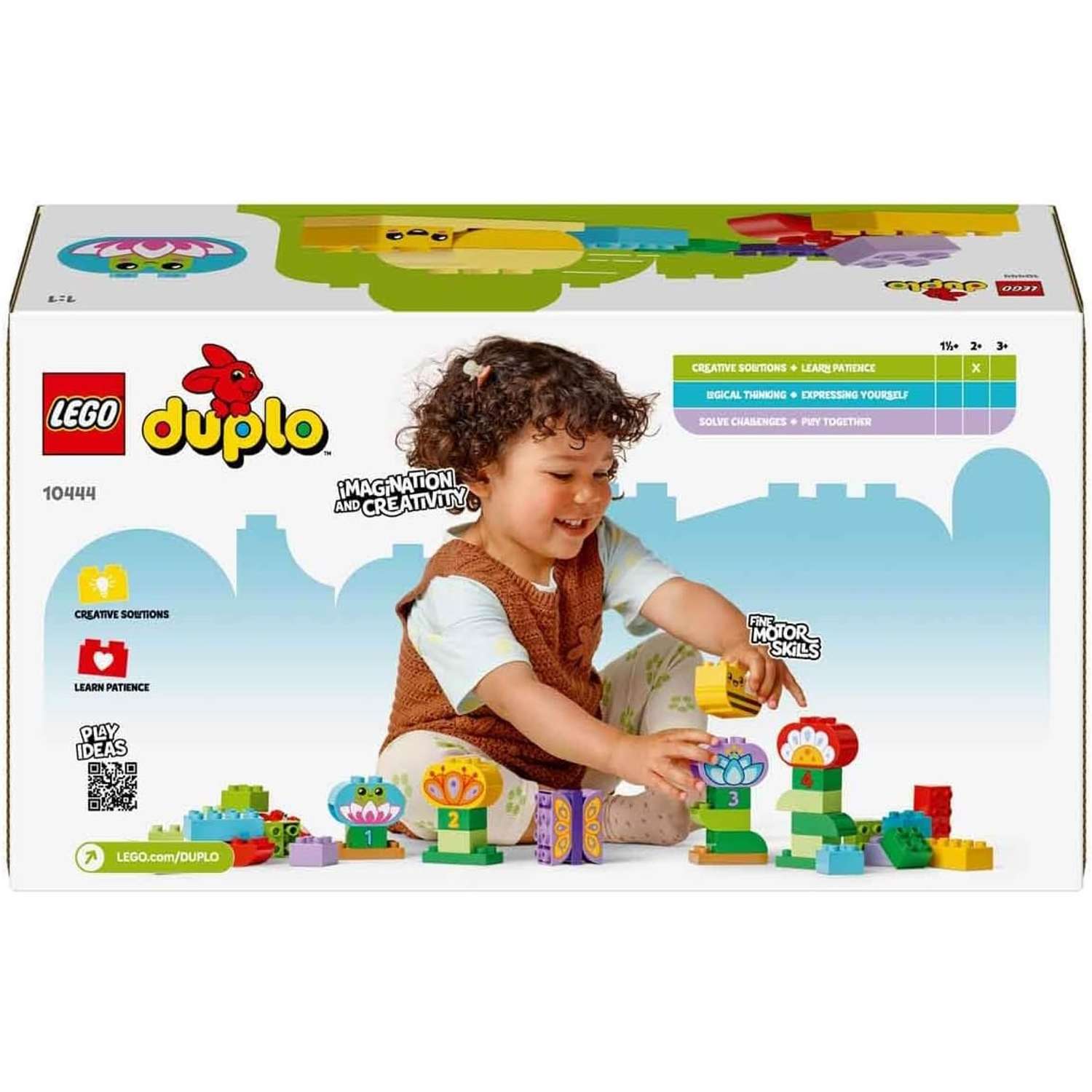 Конструктор LEGO DUPLO Креативный цветочный сад блочный - фото 3