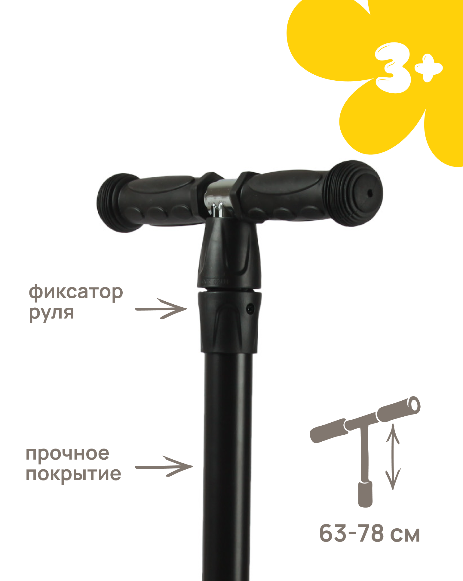 Самокат Kreiss трехколесный - фото 7