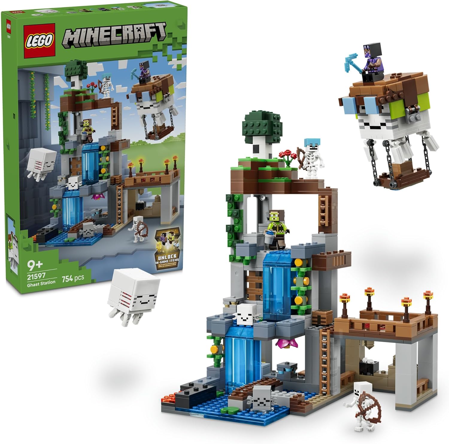 Конструктор LEGO Minecraft Станция гастов 754 дет. - фото 1