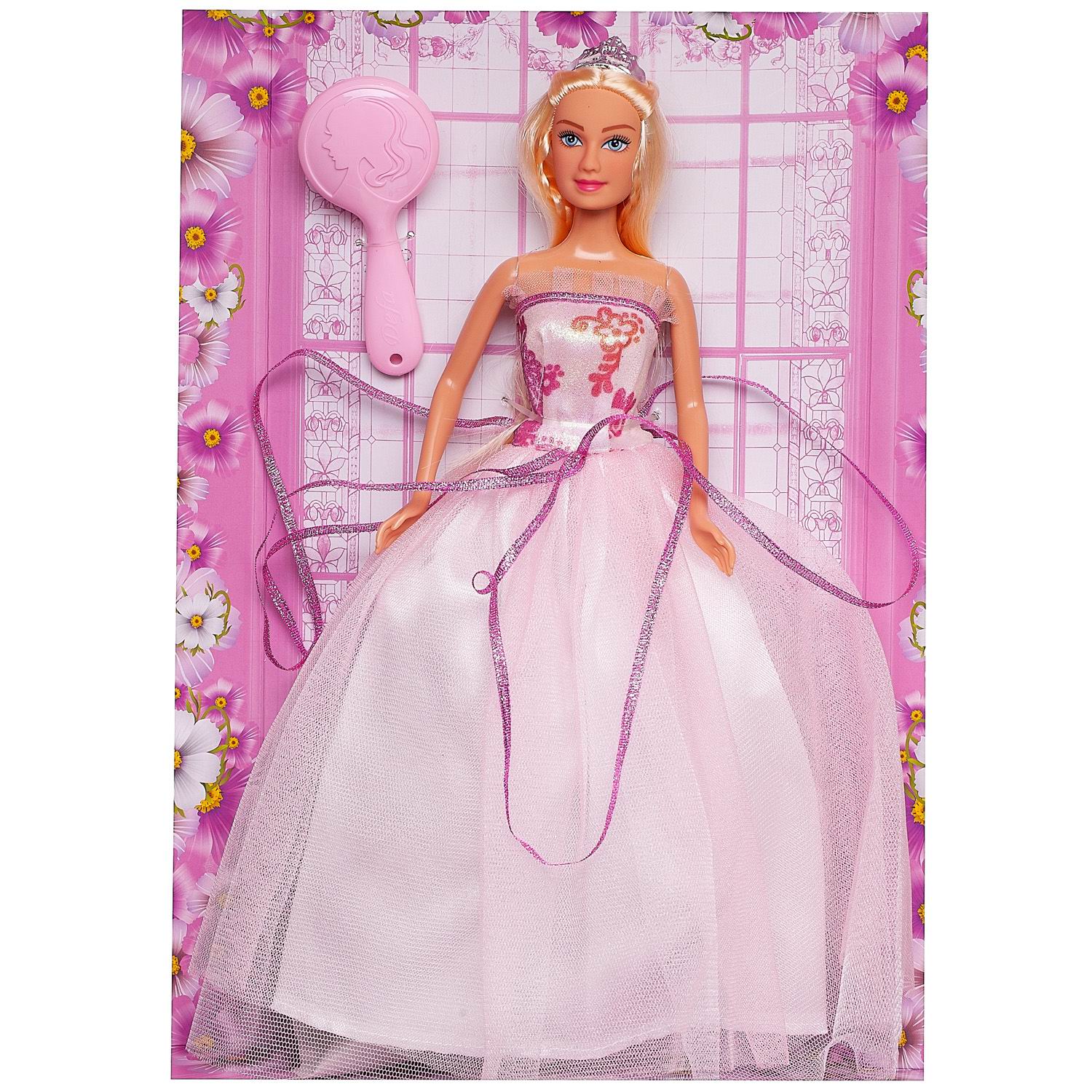 Кукла модельная Abtoys 8292d/бледно-розовое - фото 2