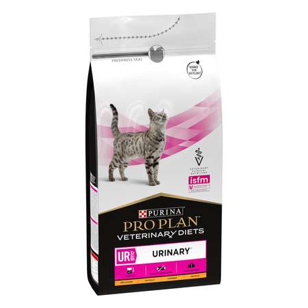 Корм для кошек Purina Pro Plan Veterinary diets UR St/Ox Urinary при болезни нижних отделов мочевыводящих путей с курицей 1.5кг