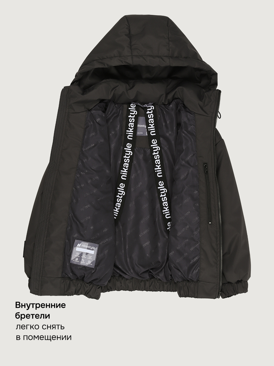 Куртка NIKASTYLE п4м4226 черный шоколад - фото 5