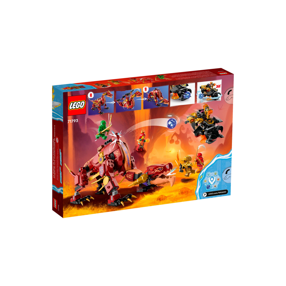 Конструктор LEGO NINJAGO Лавовый дракон-трансформер 24 дет. - фото 2